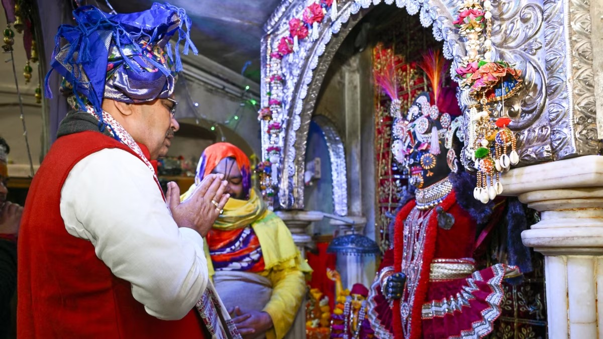 Bhajan Lal Sharma In Shrinathji Temple